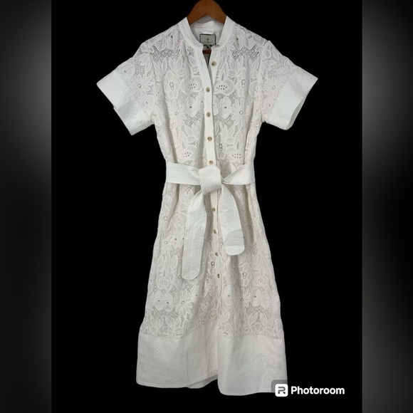 Tuckernuck white eyelet Prescott dress - Picture 4 of 10